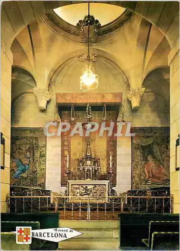 Cartes postales moderne Barcelona Plais Diputation Chapelle de Saint George