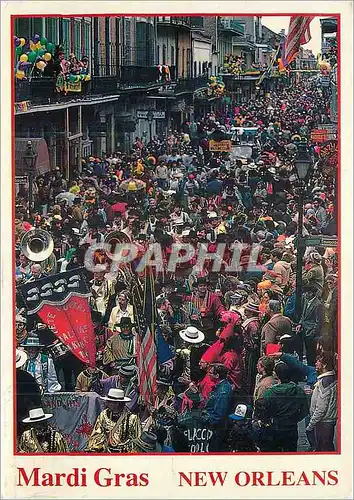 Cartes postales moderne New Orleans Madrid Gras