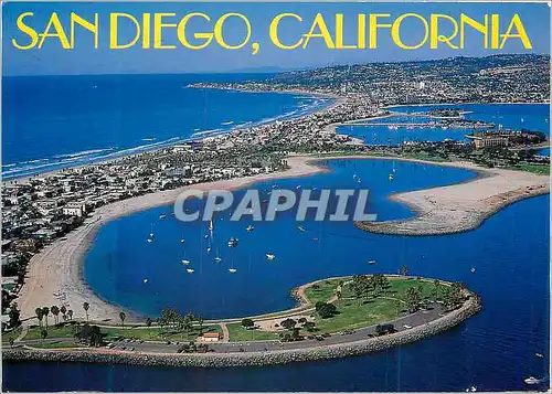 Cartes postales moderne San Diego California The Boating Beaches Restaurants and Excitement make this America's action C