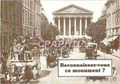 Moderne Karte La Madeleine au Temps de Fiacres Mais Paris et sa Banlieue ont Tellement Change depuis la Belle