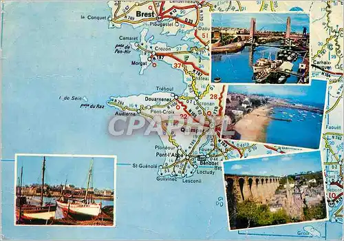 Cartes postales moderne Finistere La Bretagne Quimper Audierne