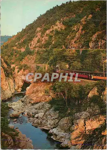 Cartes postales moderne Les Gorges du Doux Passage du Mastrou Paysages du Vivarais Train