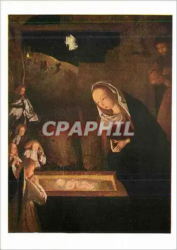 Moderne Karte National Galery Geertgen the Nativity at Night