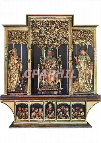 Cartes postales moderne Colmar Musee d'Unterlinden Maithias Neithar Grunewald Retable d'Issenheim (1510 1515) Les Sculpt