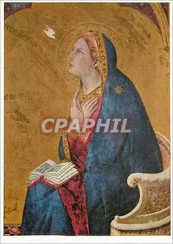 Cartes postales moderne Siena Pinacoteca Nazionale Ambrogio Lorenzetti L'Annunciazione (Particolare)