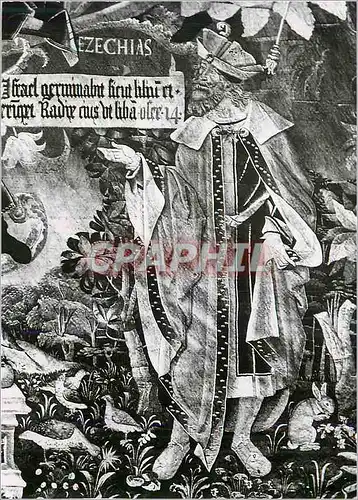 Cartes postales moderne Histoire de la Vierge (suite de 17 Tapisseries) Ateliers Remois debut XVIe S L'Arbre de Jesse De