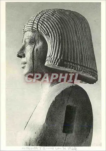 Cartes postales moderne Musee du Caire Sculpture Egyptienne Partie Superieure d'une Statue de Femme