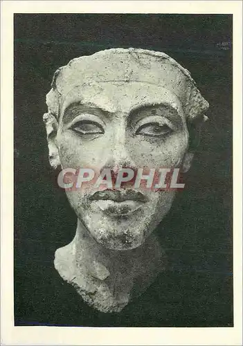 Cartes postales moderne Musee de Berlin Sculpture Egyptienne Moulage en Platre de la Tete d'Amenophis IV