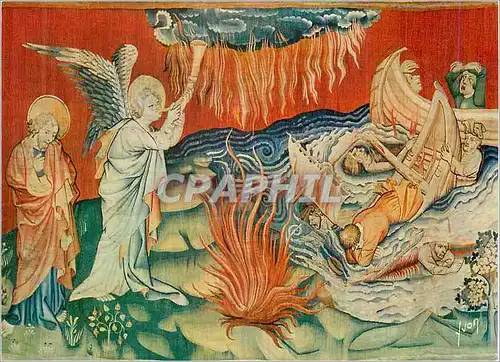 Cartes postales moderne Chateau d'Angers (M et L) Couleurs et Lumiere de France Tapisserie de l'Apocalypse Une Montagne