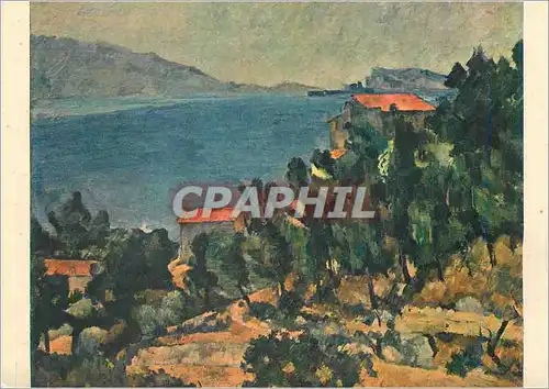 Cartes postales moderne Lausanne Collection H R Stirlin P Cezanne La Montagne Marseilleveyre et l'Ile Maire