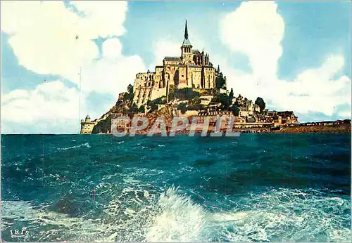 Cartes postales moderne Le Mont Saint Michel Cote Sud a Maree Haute
