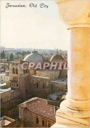 Moderne Karte Jerusalem Eglise du Saint Sepulchre