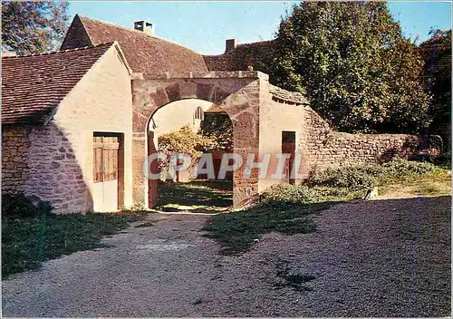 Moderne Karte Fanlac (Dordogne) Au Pays de Jacquou le Croquant La Maison du Cure Bonal