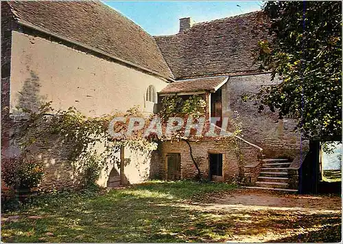 Moderne Karte Fanlac (Dordogne) Au Pays de Jacquou le Croquant La Maison du Cure Bonal