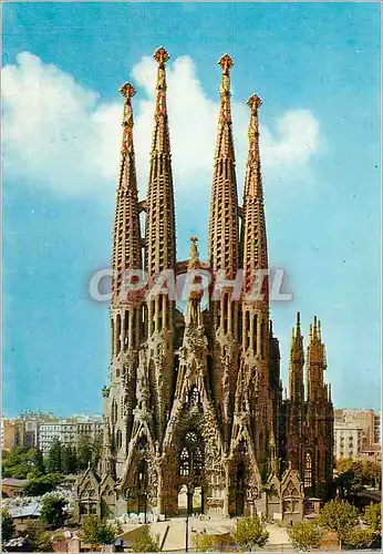 Cartes postales moderne Barcelona Temple Exp de la Sainte Famille