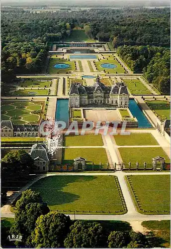 Moderne Karte Chateau de Vaux le Vicomte Acces Nord et vue Generale du Domaine Construit par le Vau de 1656 a