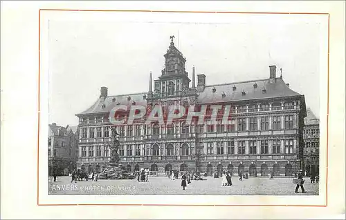 Cartes postales Anvers l'Hotel de Ville Anvers Cour du Musee Plantin