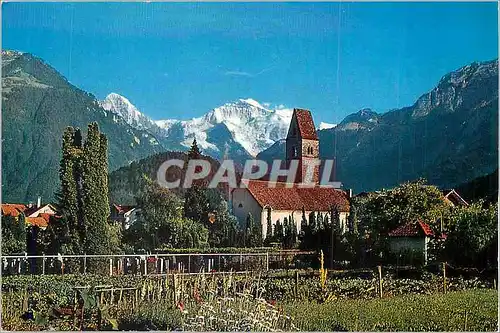 Cartes postales moderne Interlaken Monch Jungfrau