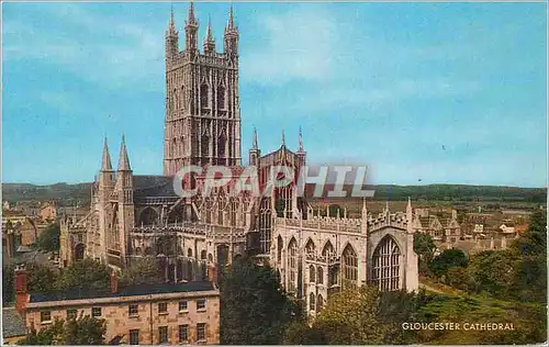 Moderne Karte Gloucester Cathedral