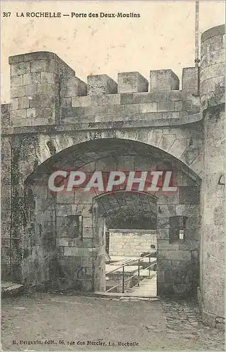 Cartes postales La Rochelle Porte des Deux Moulins