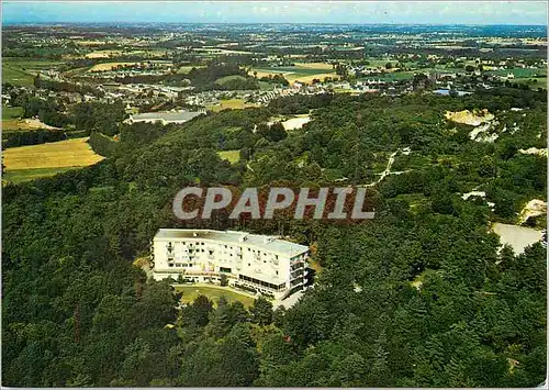 Moderne Karte Plancoet (Cotes du Nord) la Maison de Velleda vue par Avion