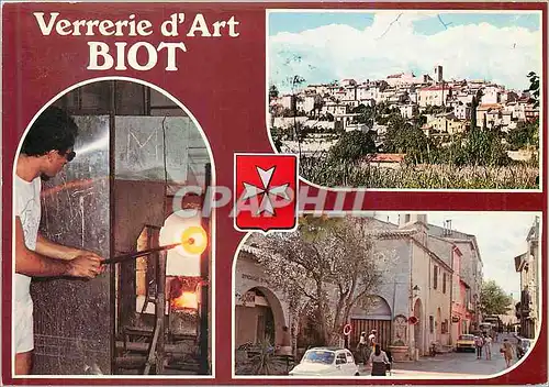 Cartes postales moderne Verrerie d'Art Biot Cote d'Azur