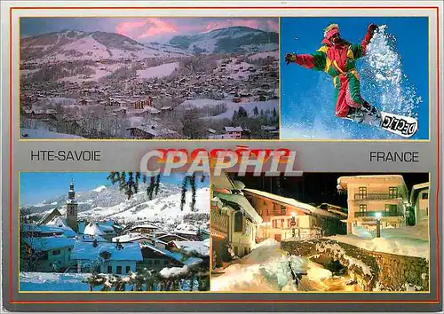 Cartes postales moderne Megeve (Hte Savoie) au Pays du Mont Blanc Alt 1113m