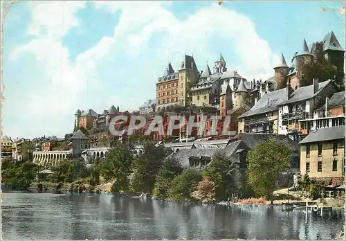 Cartes postales moderne Uzerche (Correze) la Vezere et la Ville