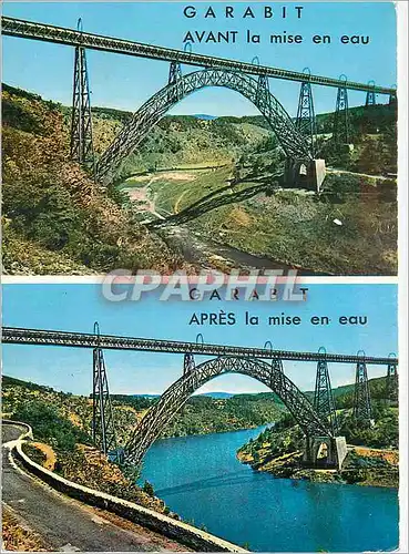 Cartes postales moderne Le Viaduc de Garabit l'Auvergne Pittoresque (564 Metres de Long) Construit par Eiffel au Dessus