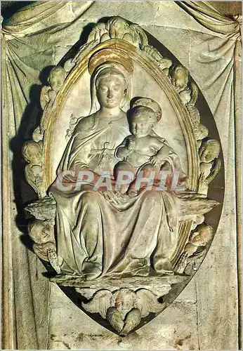 Cartes postales moderne Firenze Basilica di S Croce Antonio Rossellino Madone du Lait