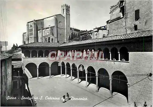 Cartes postales moderne Siena le Sanctuaire de Ste Catherine et St Dominique