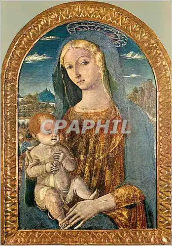 Cartes postales moderne Siena Pinacoteca Nazionale Matteo di Giovanni (Borgo S Sepolcro 1430 c Siena 1495) Madonna col B