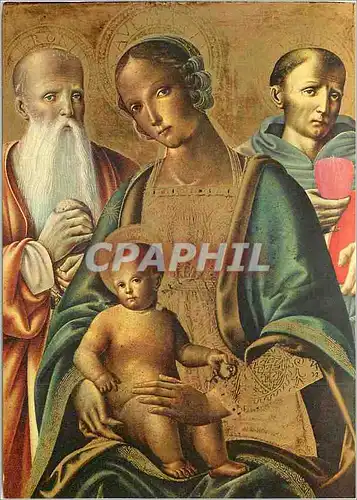 Cartes postales moderne Pinacoteca di Siena la Vierge et l'Enfant Pietro di Domenico