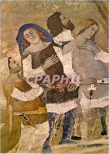 Cartes postales moderne Avignon Palais des Papes Chapelle Saint Martial Detail des Fresques de Matteo Giovanetti (1344 4