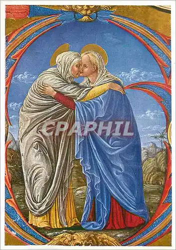 Cartes postales moderne Liberale Da Verona la Visitation Librairie Piccolomini dans le Dome de Sienne