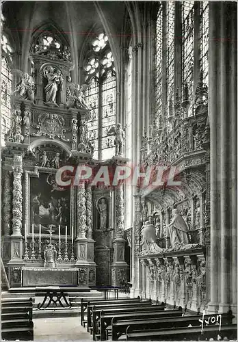 Cartes postales moderne Rouen Interieur de la Cathedrale (XIIIe s) Chapelle de la Vierge et Tombeau des Cardinaux d'Ambo