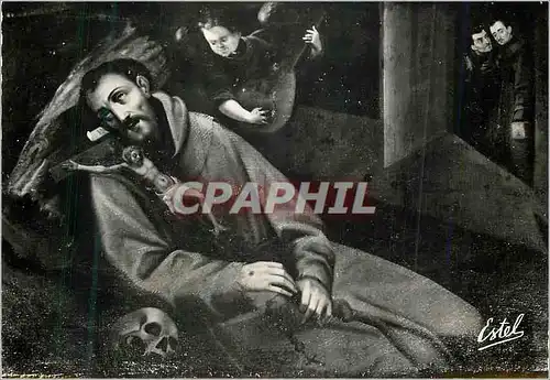 Cartes postales moderne Chateau de Villandry Galerie d'Art du Chateau  l'Agonie de Saint Francois d'Assise