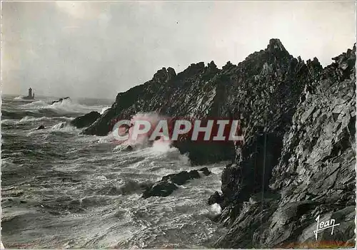 Moderne Karte La Pointe du Raz (Finistere) Tempete d'Equinoxe la Bretagne