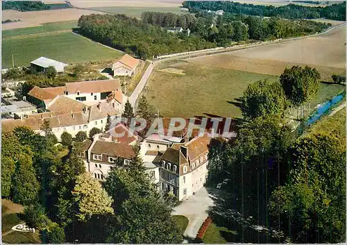 Moderne Karte Amillis (S et M) Coulommiers vue Aerienne Maison de repos et de convalescence d'Amillis