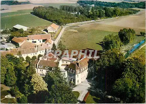 Moderne Karte Amillis (S et M) Coulommiers vue Aerienne Maison de repos et de convalescence d'Amillis