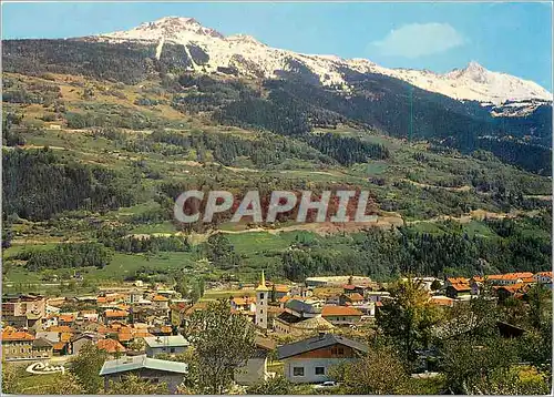 Ansichtskarte AK Bourg St Maurice (Savoie) vue Generale au Fond en Haut la Station les Arcs a Droite la Pointe du