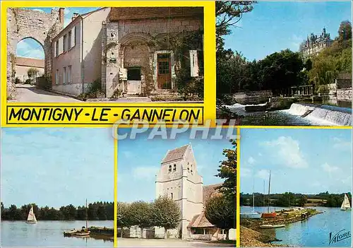 Ansichtskarte AK Montigny le Gannelon Environs de Cloyes sur le Loir (Eure et Loir) la Vallee du Loir