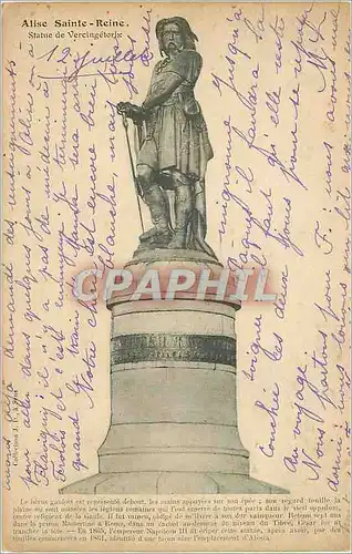 Ansichtskarte AK Alise Sainte Reine Statue de Vercingetorix