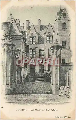 Cartes postales Saumur la Maison des Rois d'Anjou (carte 1900)