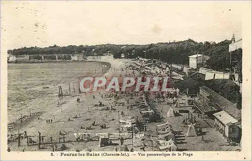 Cartes postales Fouras les Bains (Charente Inf) vue Panoramique de la Plage