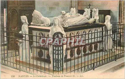 Cartes postales Nantes la Cathedrale Tombeau de Francois II