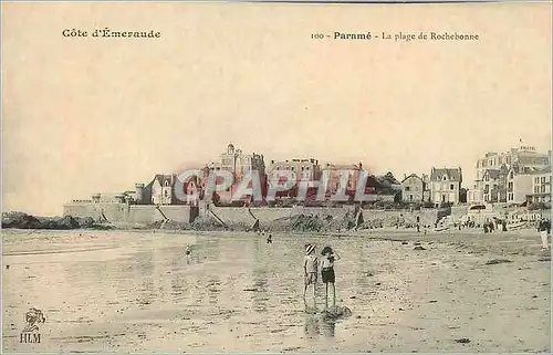 Ansichtskarte AK Parame la Plage de Rochebonne Cote d'Emeraude