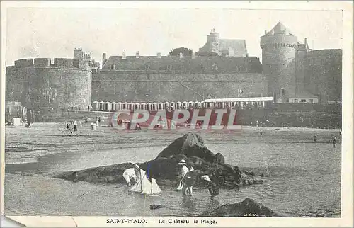 Cartes postales Saint Malo le Chateau la Plage