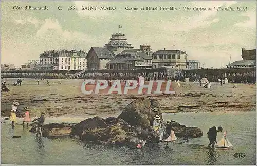 Cartes postales Saint Malo Casino et Hotel Franklin Cote d'Emeraude