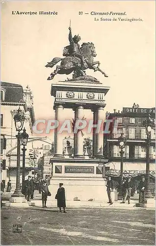 Cartes postales Clermont Ferrand la Statue de Vercingetorix l'Auvergne Illustree